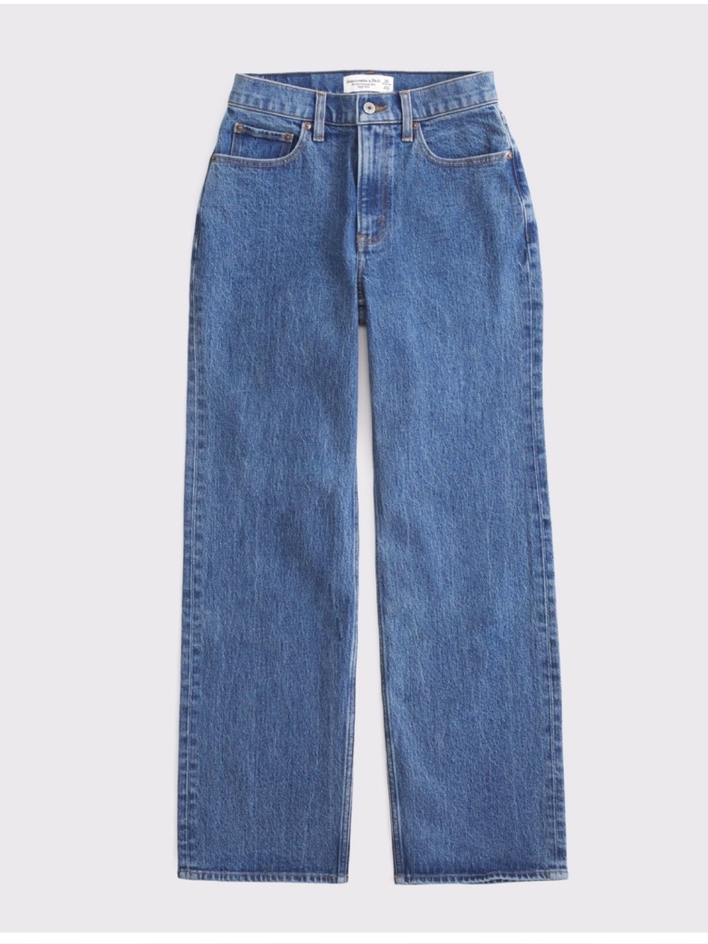Classic Straight-Leg Blue Jeans